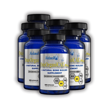OsteOrganiCAL® Plus - 7 Bottles - Natural Option USA - Calcium supplement -