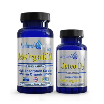 OsteOrganiCAL® + Osteo D3 - Natural Option USA - Calcium supplement - Bone Building Supplement